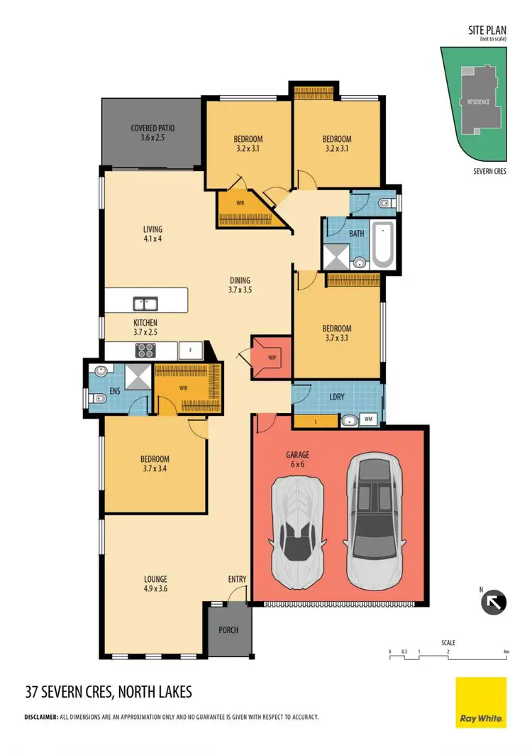 Floorplan of Homely house listing, 37 Severn Crescent, North Lakes QLD 4509