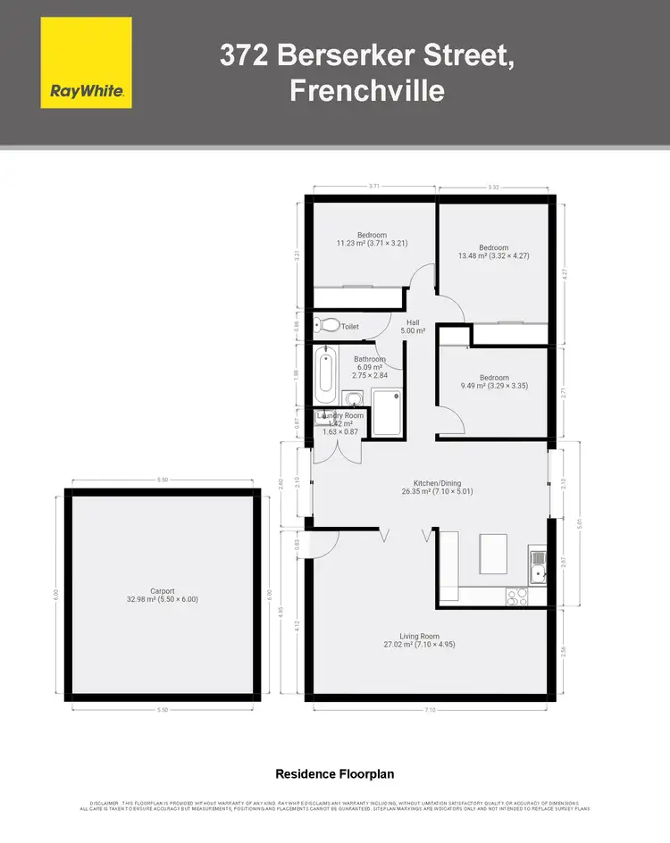 Floorplan of Homely house listing, 372 Berserker Street, Frenchville QLD 4701