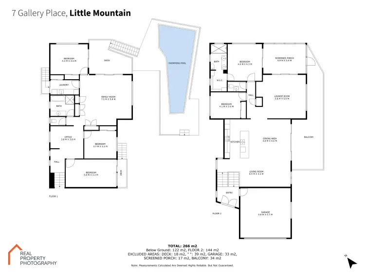 Floorplan of Homely house listing, 7 Gallery Place, Little Mountain QLD 4551