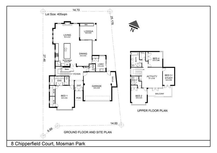 Floorplan of Homely house listing, 8 Chipperfield Court, Mosman Park WA 6012
