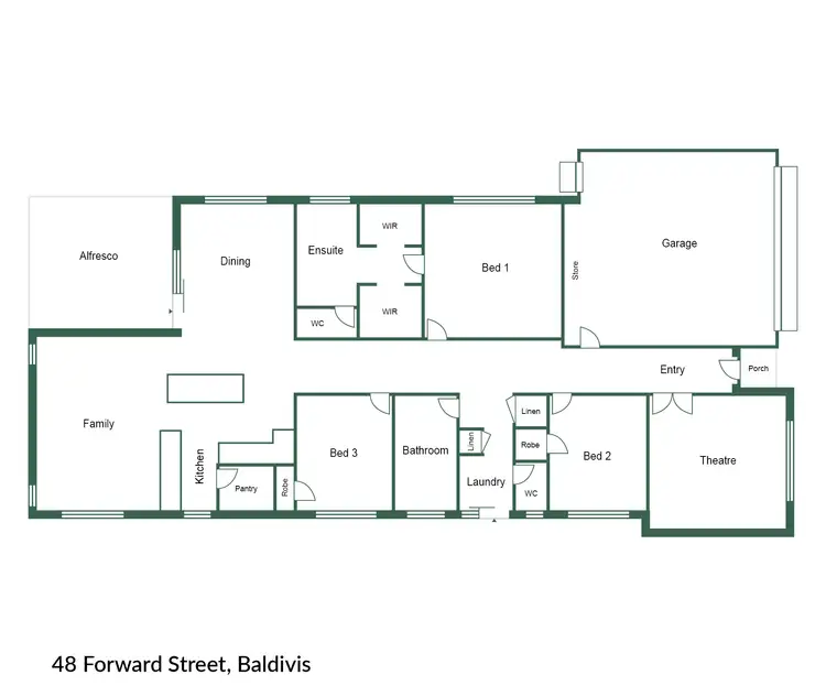 Floorplan of Homely house listing, 48 Forward Street, Baldivis WA 6171