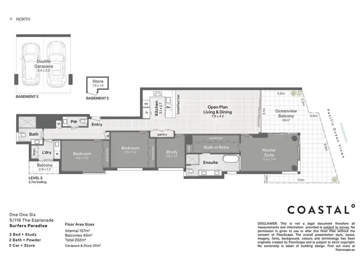 Floorplan of Homely apartment listing, 5/116 The Esplanade, Surfers Paradise QLD 4217