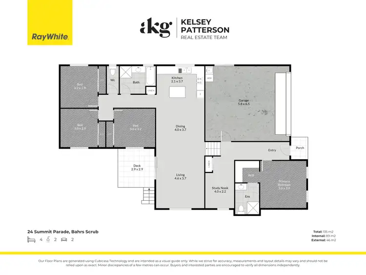 Floorplan of Homely house listing, 24 Summit Parade, Bahrs Scrub QLD 4207