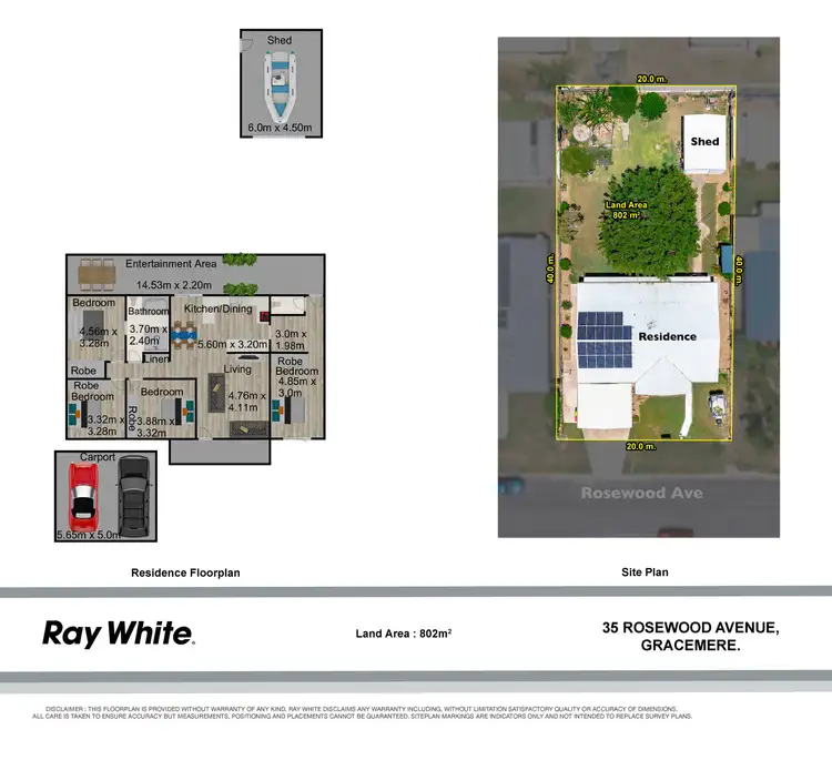 Floorplan of Homely house listing, 35 Rosewood Avenue, Gracemere QLD 4702