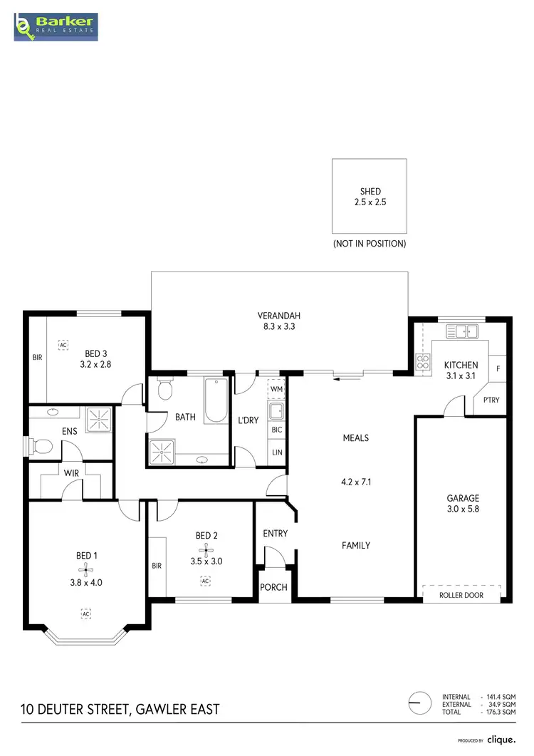Floorplan of Homely house listing, 10 Deuter Street, Gawler East SA 5118