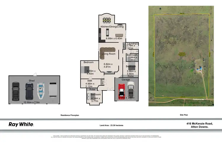 Floorplan of Homely rural property listing, 416 Mckenzie Road, Alton Downs QLD 4702