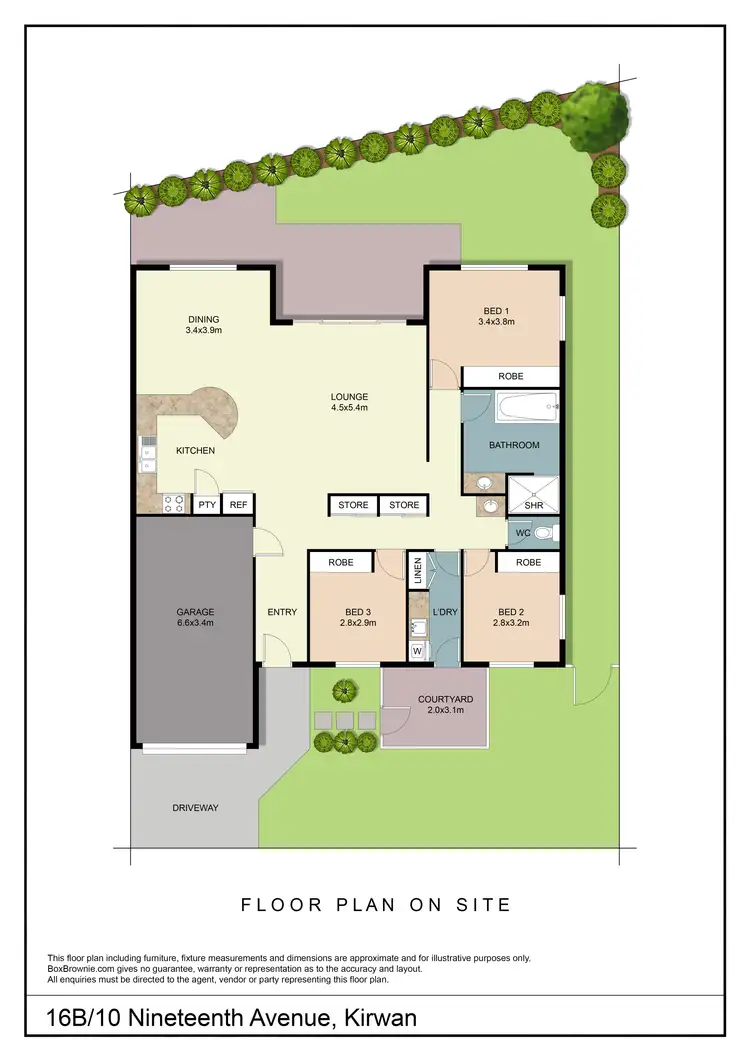 Floorplan of Homely house listing, 16B/10 Nineteenth Avenue, Kirwan QLD 4817