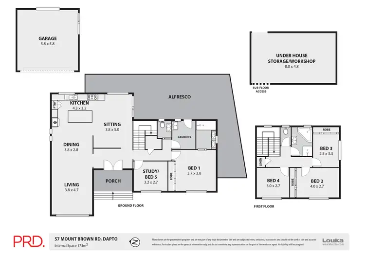 Floorplan of Homely house listing, 57 Mount Brown Road, Dapto NSW 2530