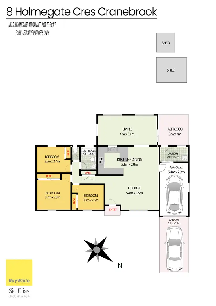 Floorplan of Homely house listing, 8 Holmegate Crescent, Cranebrook NSW 2749