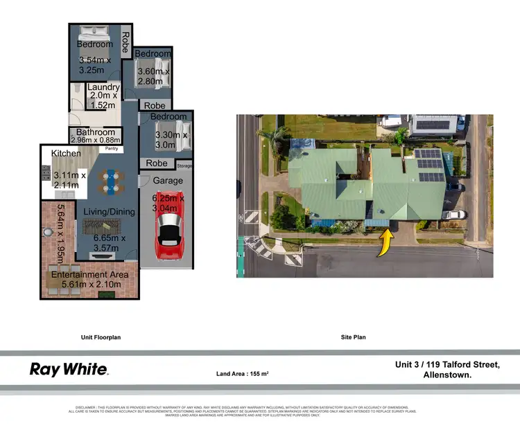 Floorplan of Homely unit listing, 3/119 Talford Street, Allenstown QLD 4700
