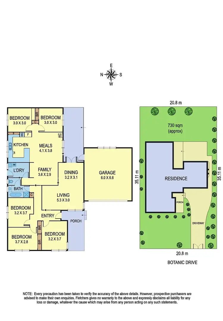 Floorplan of Homely house listing, 55 Botanic Drive, Glen Waverley VIC 3150