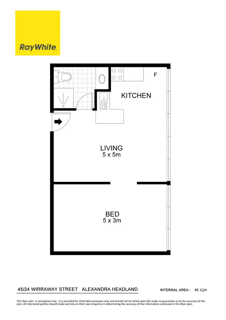 Floorplan of Homely apartment listing, 45/24 Wirraway Street, Alexandra Headland QLD 4572
