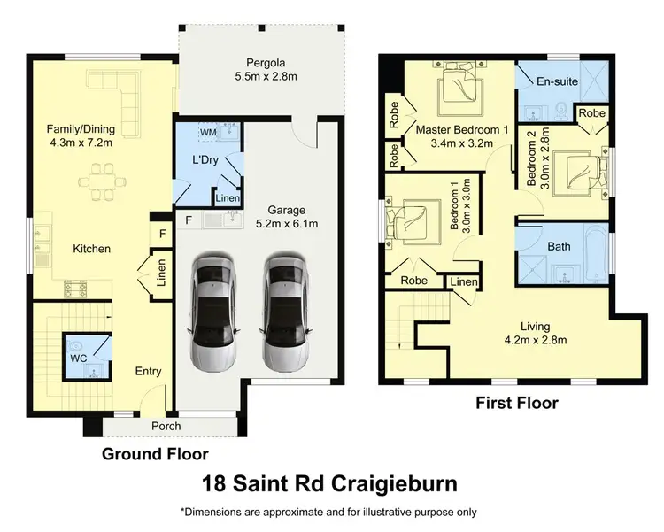 Floorplan of Homely house listing, 18 Saint Road, Craigieburn VIC 3064