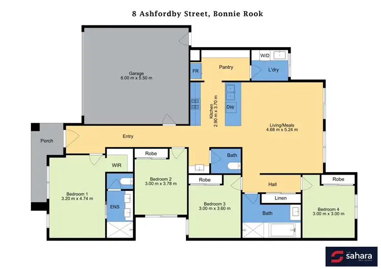 Floorplan of Homely house listing, Lot 227 Ashfordby Street, Bonnie Brook VIC 3335