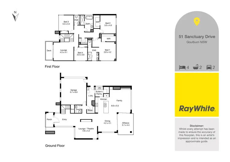 Floorplan of Homely house listing, 51 Sanctuary Drive, Goulburn NSW 2580
