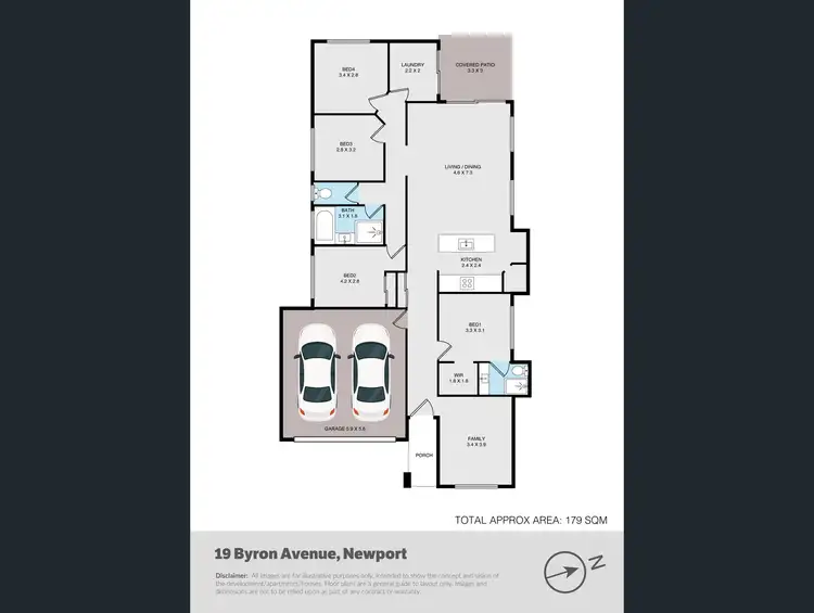 Floorplan of Homely house listing, 19 Byron Avenue, Newport QLD 4020