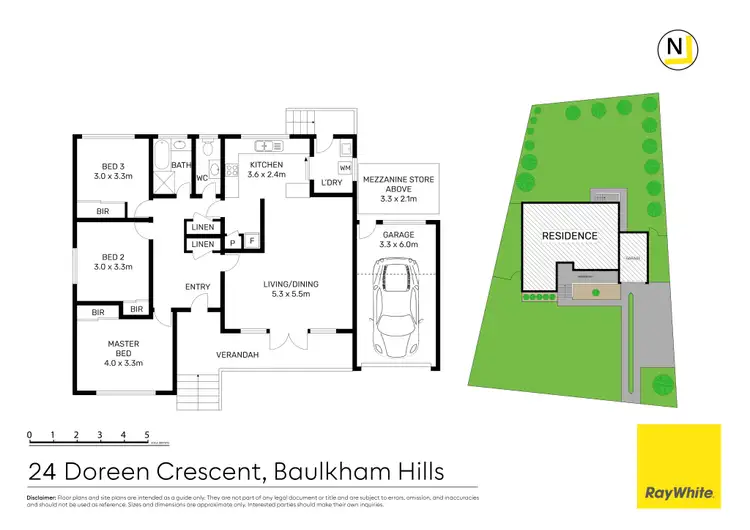 Floorplan of Homely house listing, 24 Doreen Crescent, Baulkham Hills NSW 2153
