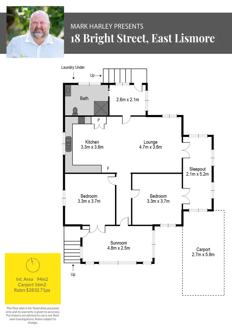 Floorplan of Homely house listing, 18 Bright Street, East Lismore NSW 2480
