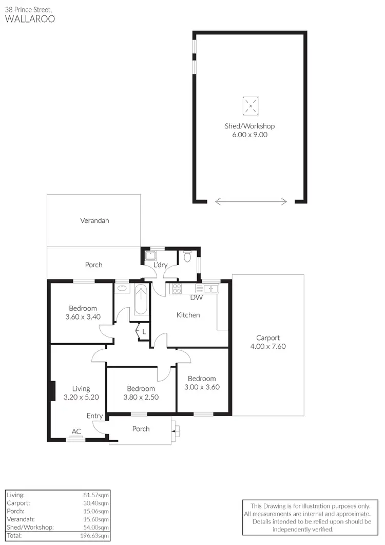 Floorplan of Homely house listing, 38 Prince Street, Wallaroo SA 5556