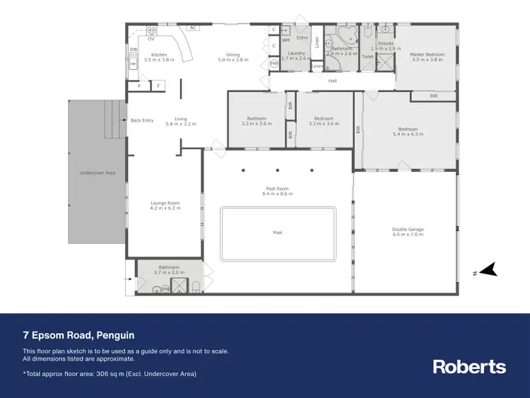 Floorplan of Homely house listing, 7 Epsom Road, Penguin TAS 7316