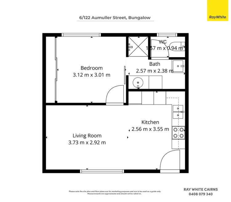 Floorplan of Homely unit listing, 6/122 Aumuller Street, Bungalow QLD 4870