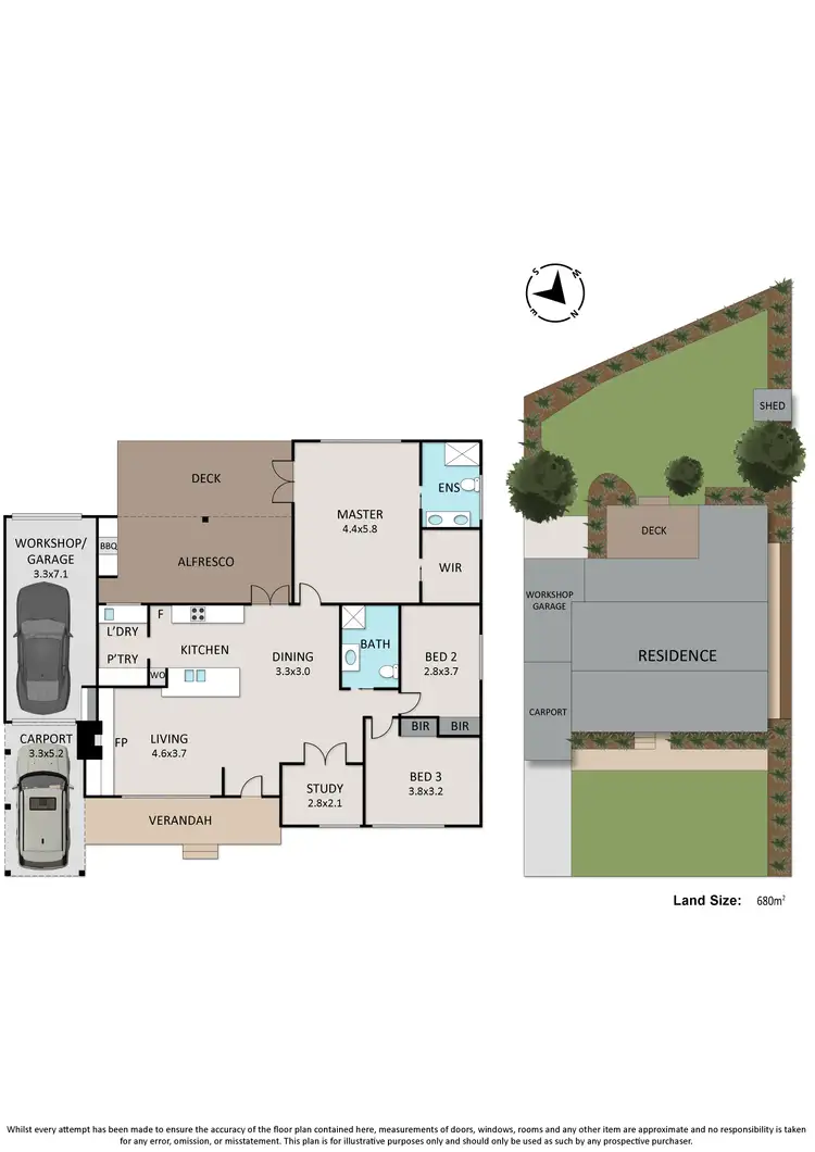 Floorplan of Homely house listing, 36 Hilary Avenue, Mccrae VIC 3938