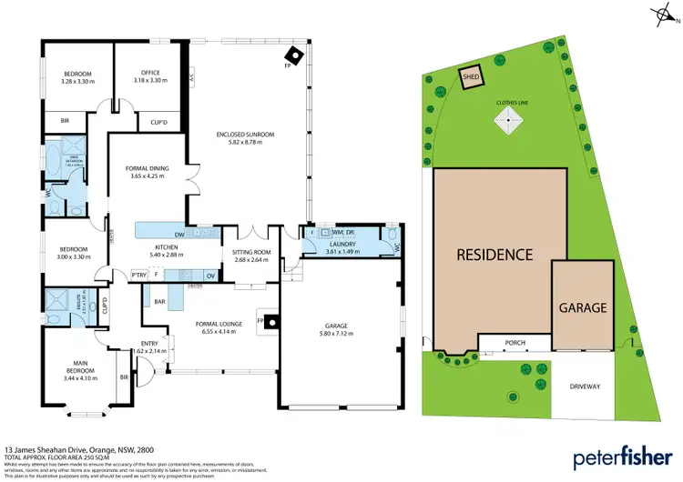 Floorplan of Homely house listing, 13 James Sheahan Drive, Orange NSW 2800