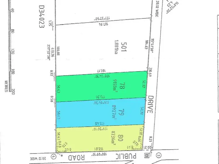 Floorplan of Homely land listing, 79 Davit Drive, Bluff Beach SA 5575
