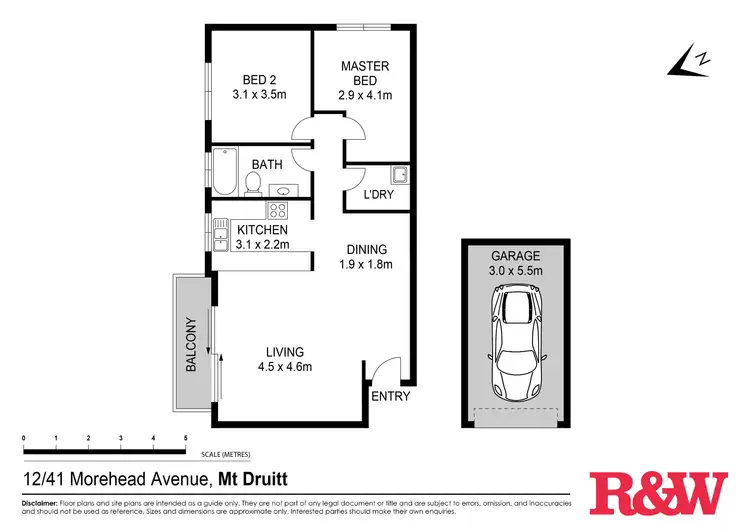 Floorplan of Homely unit listing, 12/41 Morehead Avenue, Mount Druitt NSW 2770