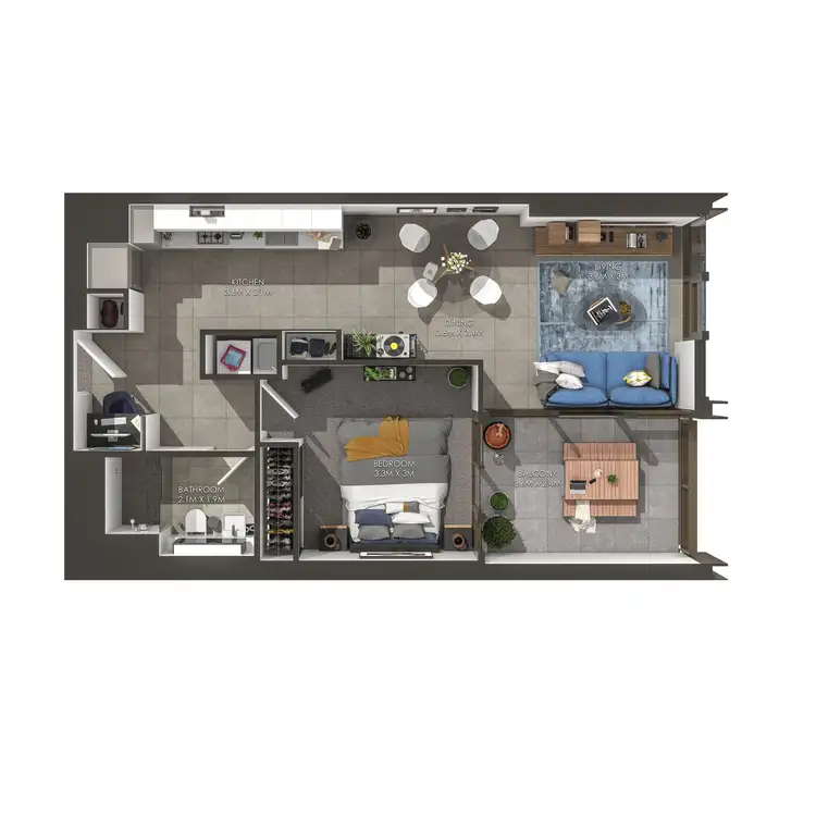 Floorplan of Homely apartment listing, 50711/2c Figtree Drive, Sydney Olympic Park NSW 2127