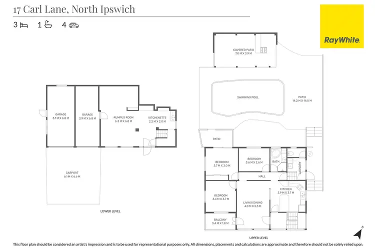 Floorplan of Homely house listing, 17 Carl Lane, North Ipswich QLD 4305