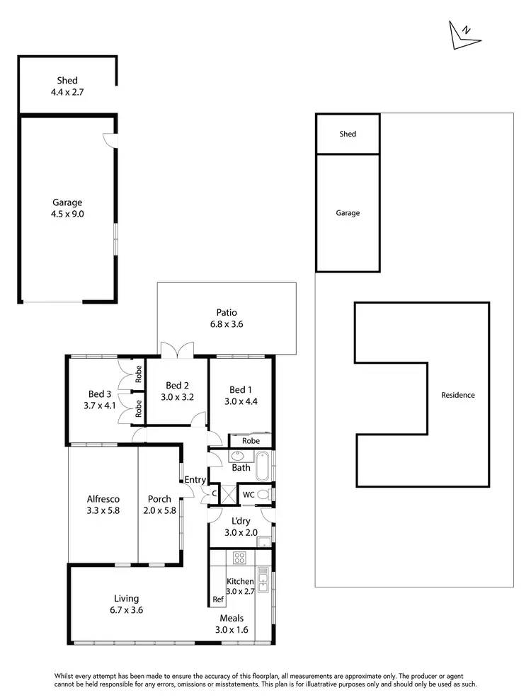 Floorplan of Homely house listing, 19 Ronald Avenue, Altona North VIC 3025