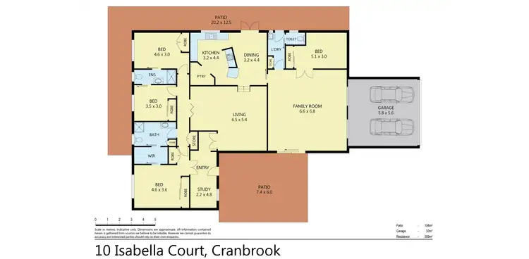 Floorplan of Homely house listing, 10 Isabella Court, Cranbrook QLD 4814