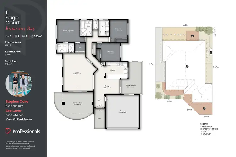 Floorplan of Homely house listing, 11 Sage Court, Runaway Bay QLD 4216