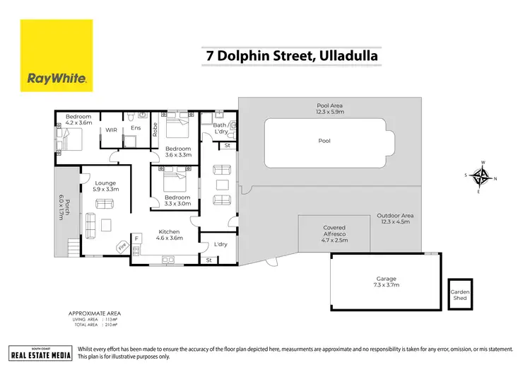 Floorplan of Homely house listing, 7 Dolphin Street, Ulladulla NSW 2539