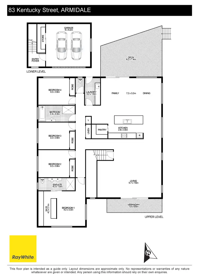 Floorplan of Homely house listing, 83 Kentucky Street, Armidale NSW 2350