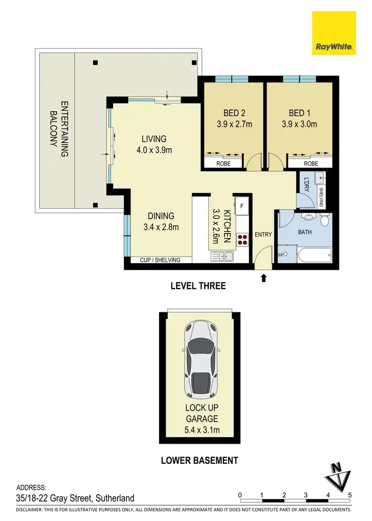Floorplan of Homely unit listing, 35/18-22 Gray Street, Sutherland NSW 2232