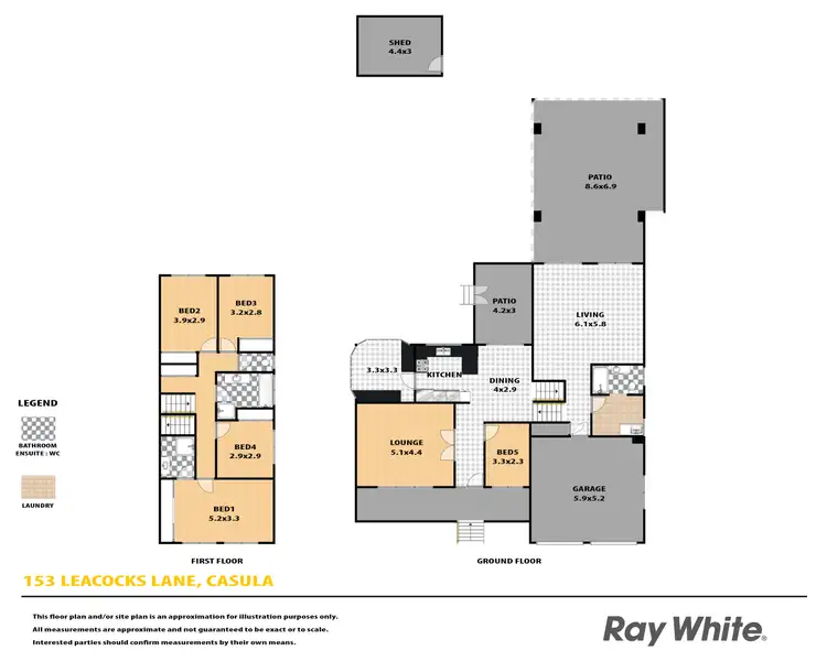 Floorplan of Homely house listing, 153 Leacocks Lane, Casula NSW 2170