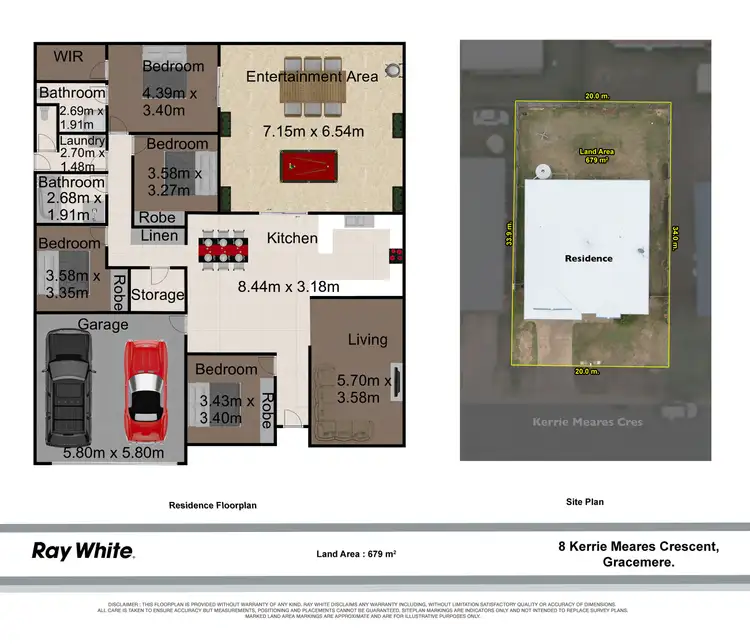 Floorplan of Homely house listing, 8 Kerrie Meares Crescent, Gracemere QLD 4702