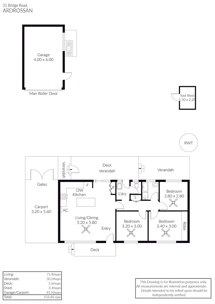 Floorplan of Homely house listing, 31 Bridge Road, Ardrossan SA 5571