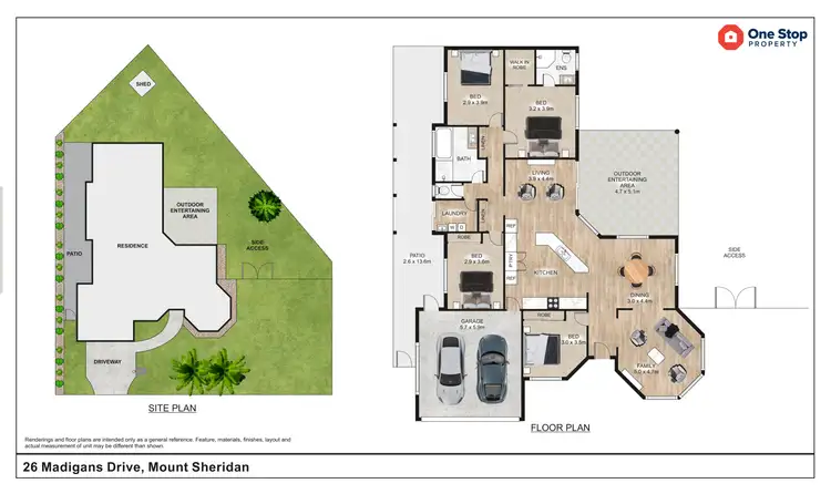 Floorplan of Homely house listing, 26 Madigans Drive, Mount Sheridan QLD 4868