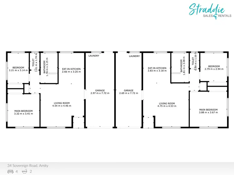 Floorplan of Homely house listing, 34 Sovereign Road, Amity QLD 4183