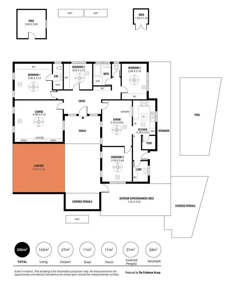 Floorplan of Homely house listing, 33 Landseer Crescent, Dernancourt SA 5075
