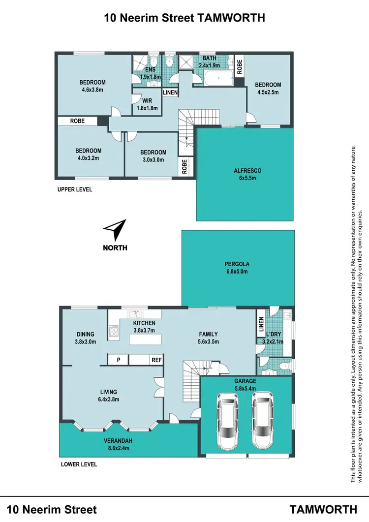 Floorplan of Homely house listing, 10 Neerim Street, Tamworth NSW 2340