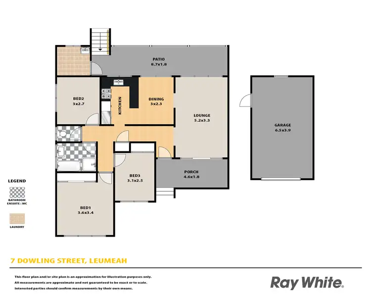 Floorplan of Homely house listing, 7 Dowling Street, Leumeah NSW 2560