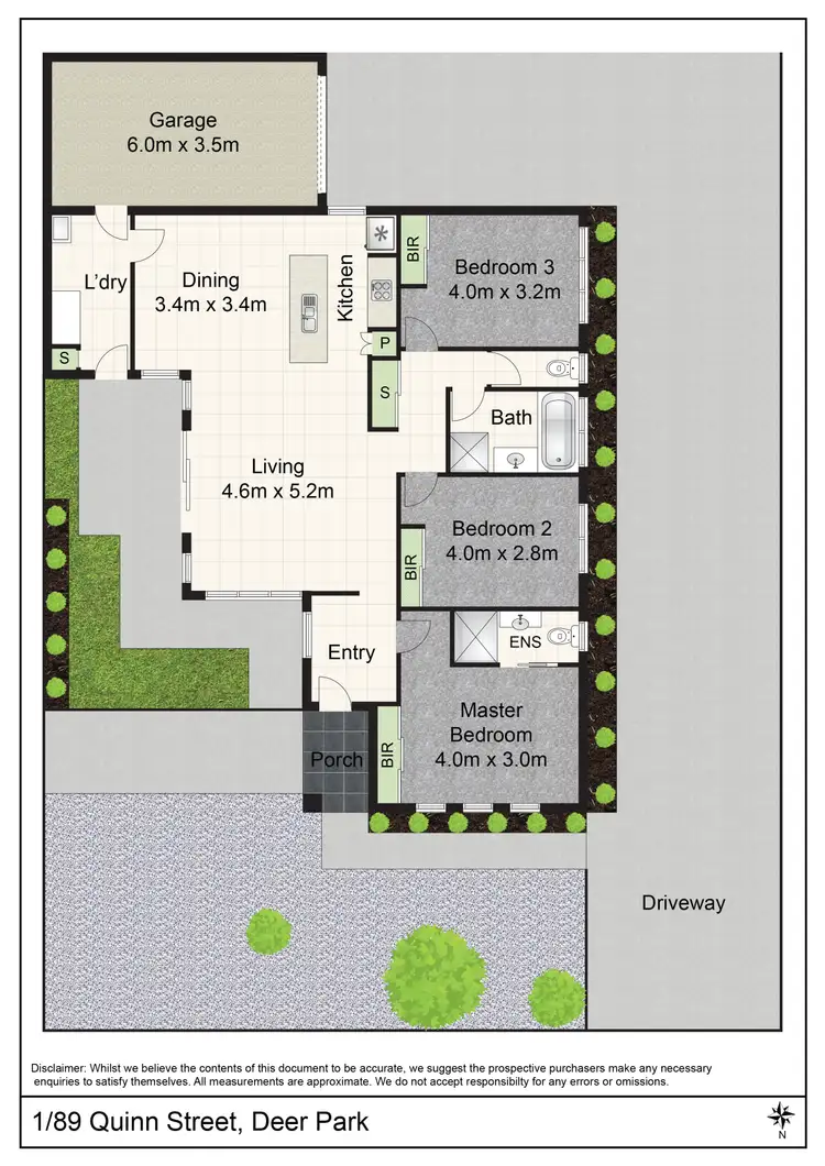 Floorplan of Homely house listing, 1/89 Quinn Street, Deer Park VIC 3023