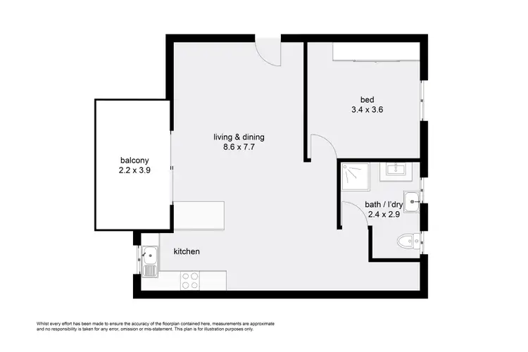 Floorplan of Homely unit listing, 15/87-91 Earl Street, Westcourt QLD 4870
