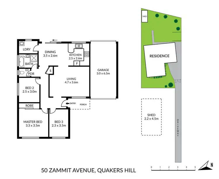 Floorplan of Homely house listing, 50 Zammit Ave,, Quakers Hill NSW 2763