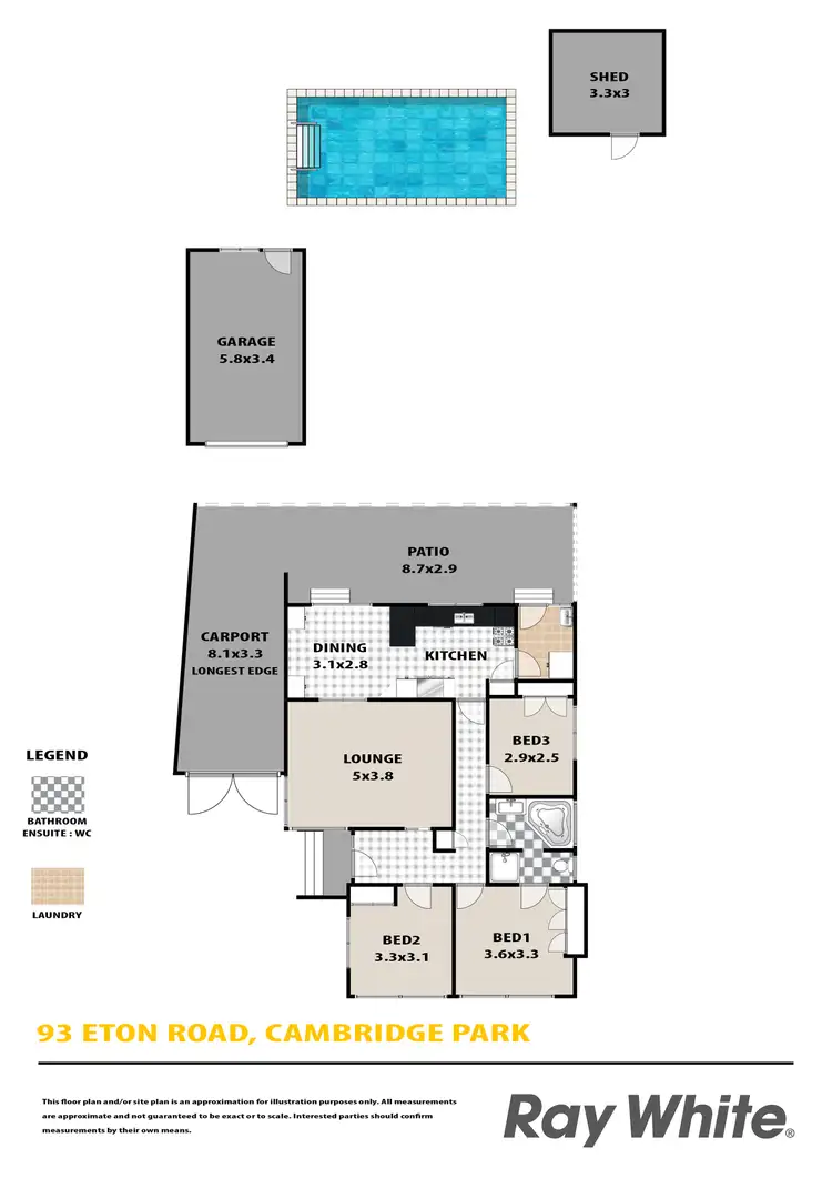 Floorplan of Homely house listing, 93 Eton Road, Cambridge Park NSW 2747
