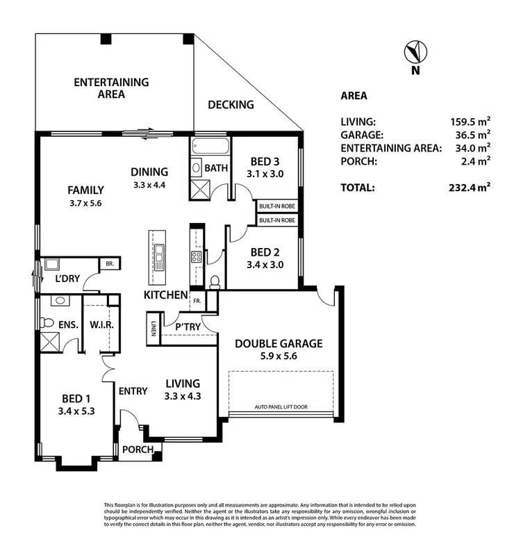 Floorplan of Homely house listing, 3 Sullivan Road, Strathalbyn SA 5255
